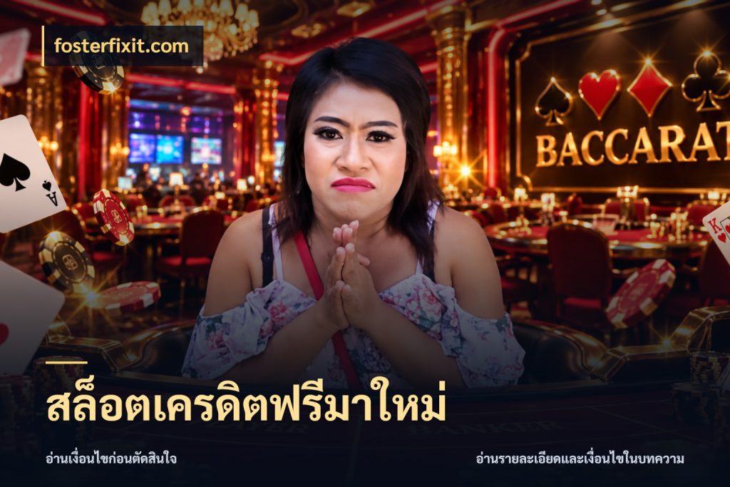 สล็อตเครดิตฟรีมาใหม่ เครดิตฟรีในมุมที่สายโบนัสสนใจ ในมุม fosterfixit.com