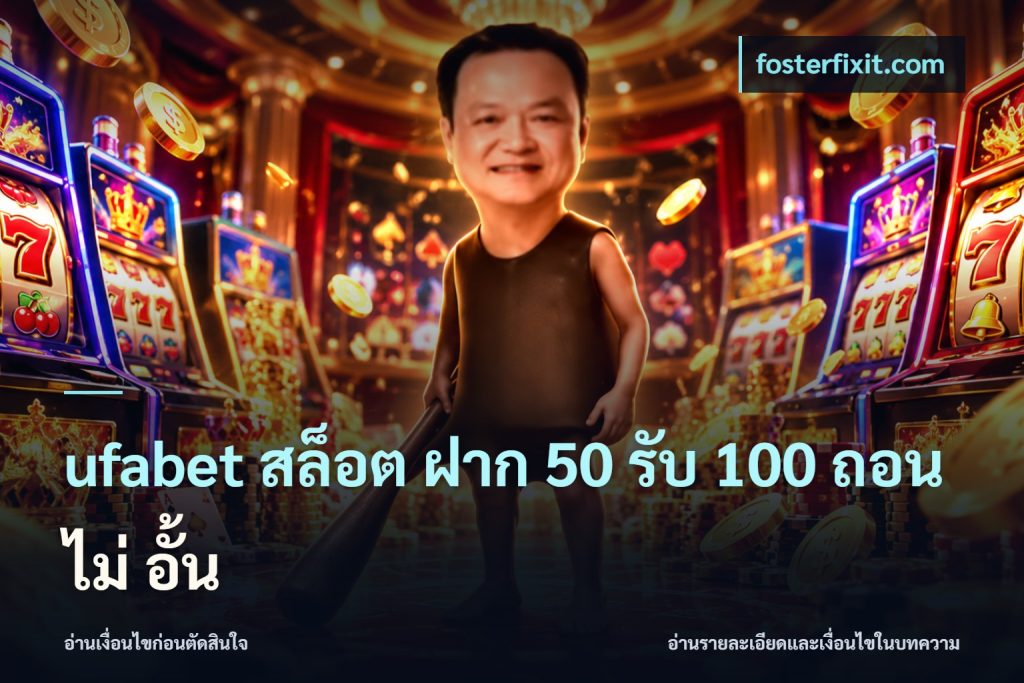 ufabet สล็อต ฝาก 50 รับ 100 ถอน ไม่ อั้น
