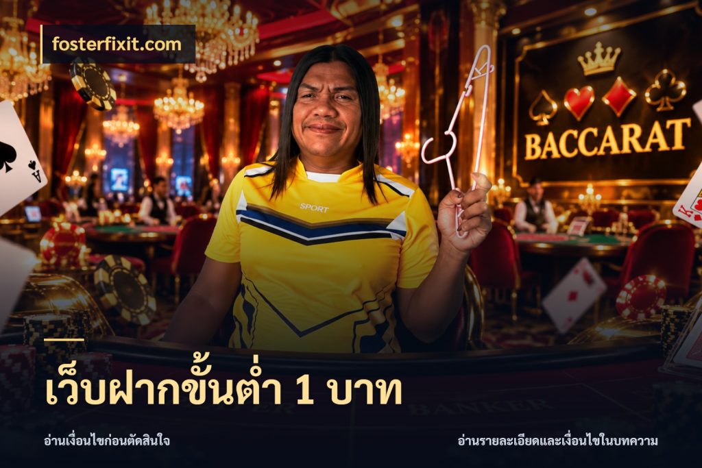 เว็บฝากขั้นต่ำ 1 บาท มุมสนุกของคนที่กำหนดขอบเขตตัวเอง กับ fosterfixit.com