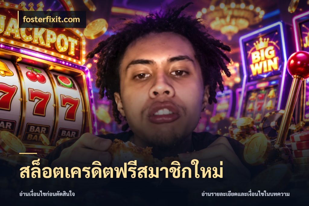 สล็อตเครดิตฟรีสมาชิกใหม่ สิทธิ์ที่สายโบนัสสนใจกับวิธีรับ สไตล์ fosterfixit.com