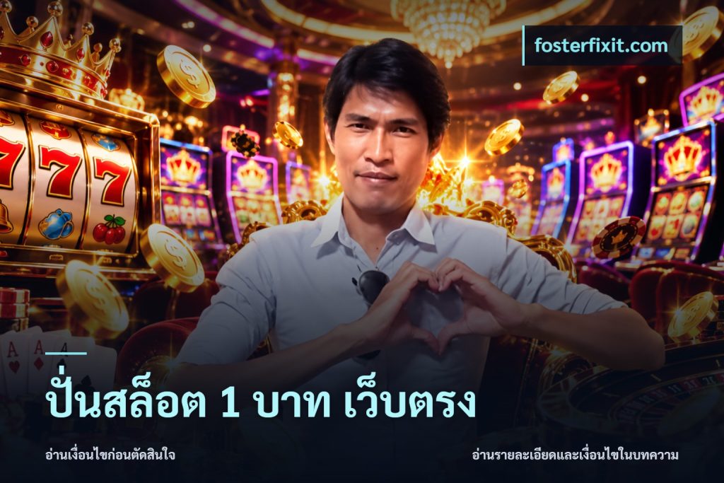 ปั่นสล็อต 1 บาท เว็บตรง