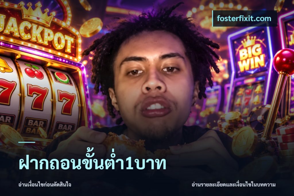 ฝากถอนขั้นต่ำ1บาท