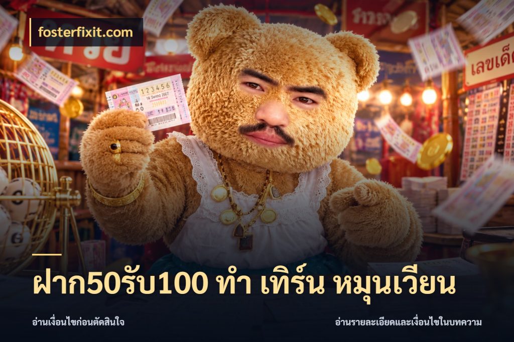 ฝาก50รับ100 ทํา เทิร์น หมุนเวียน fosterfixit.com จุดเด่นของเครดิตที่คนชอบเกมอยากรู้