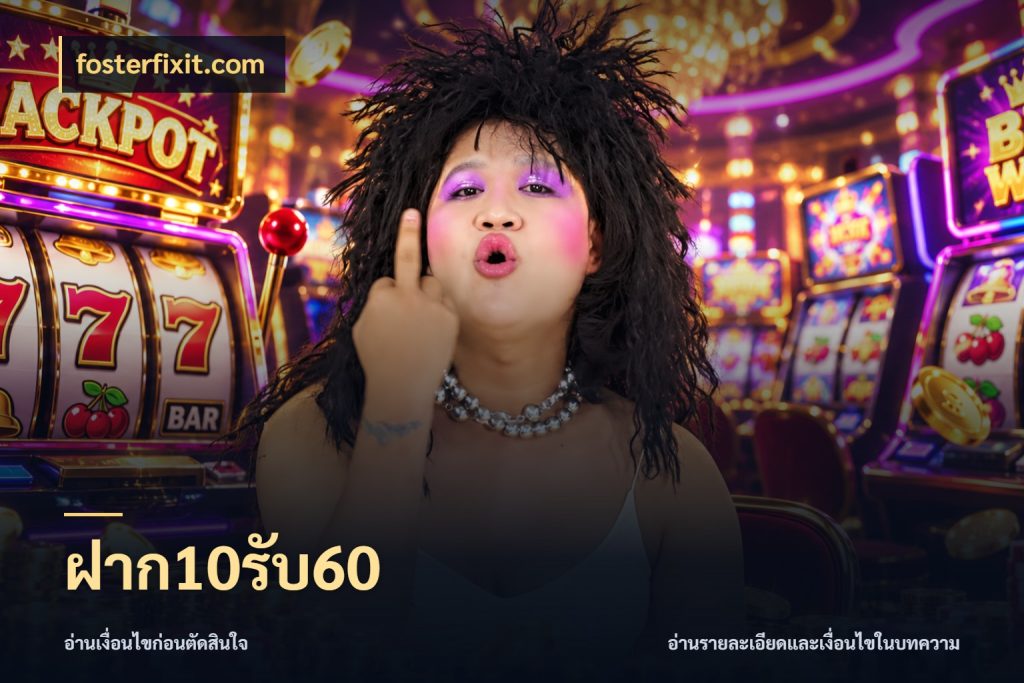 ฝาก10รับ60 เครดิตกับรูปแบบโปรที่ตรงใจ กับ fosterfixit.com